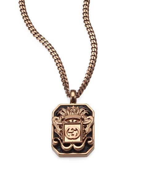 gucci necklace men|gucci gold jewellery for men.